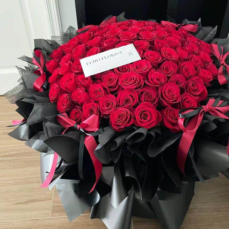 情人节东莞鲜花同城速递红玫瑰花束塘厦厚街寮步长安虎门花店配送