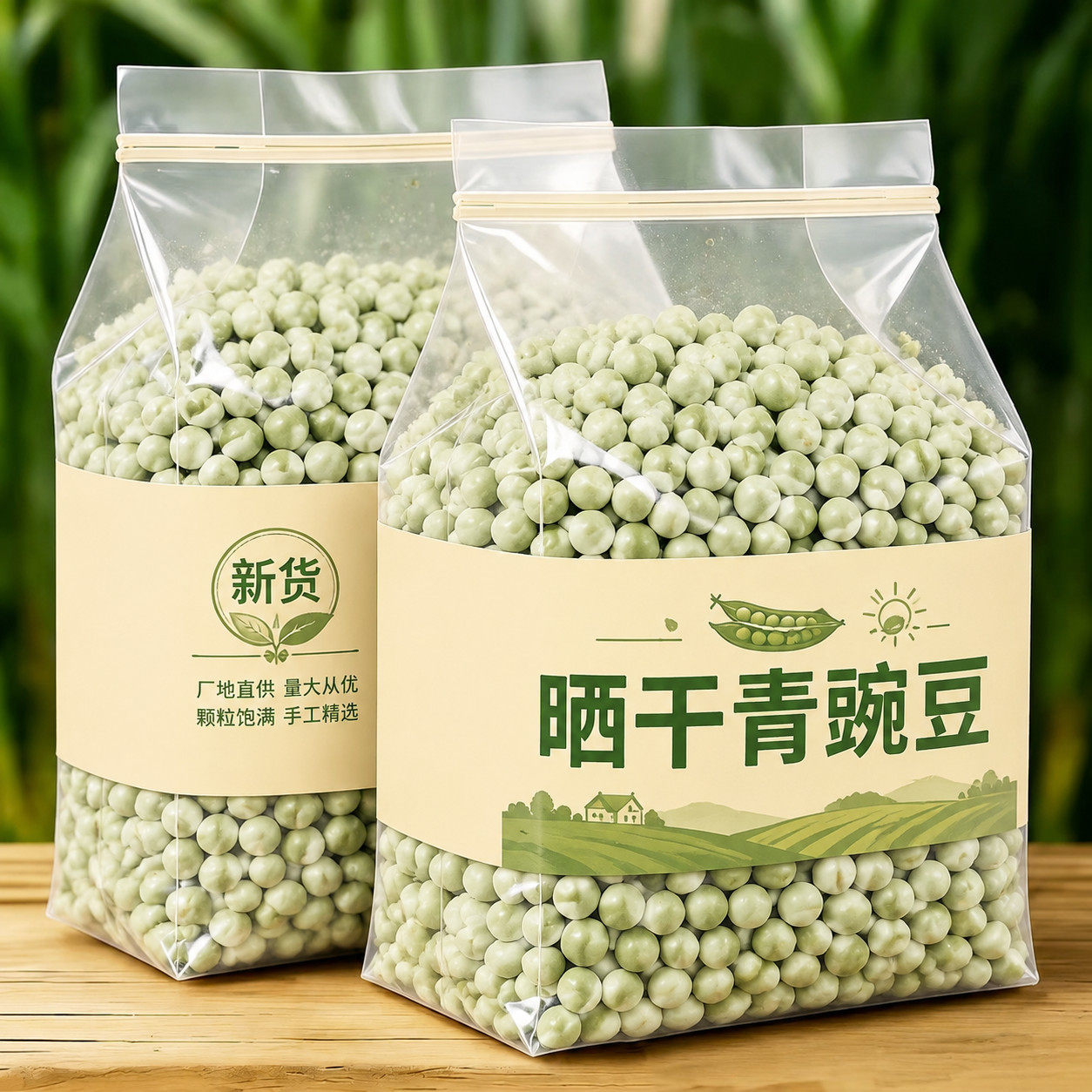 特价太便宜了 晒干青豌豆农家自产豌豆饱满五谷杂粮新豌豆