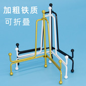 装 饰圆盘瓷盘子支架展示架钟表托架盘架相框相册证书架托铁艺架子