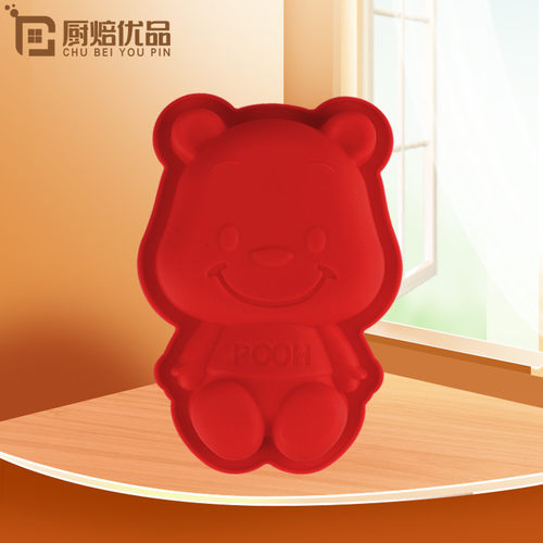 卡通维尼熊硅胶烤盘慕斯蛋糕模具