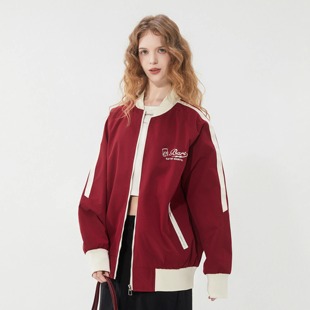 【吴宇恒同款】辛普森一家夹克男外套2025新款宽松飞行员棒球服女