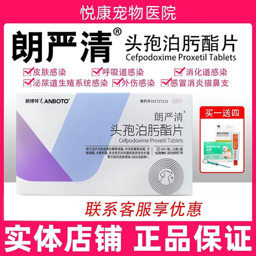 朗博特朗严清头孢泊肟酯狗狗猫咪