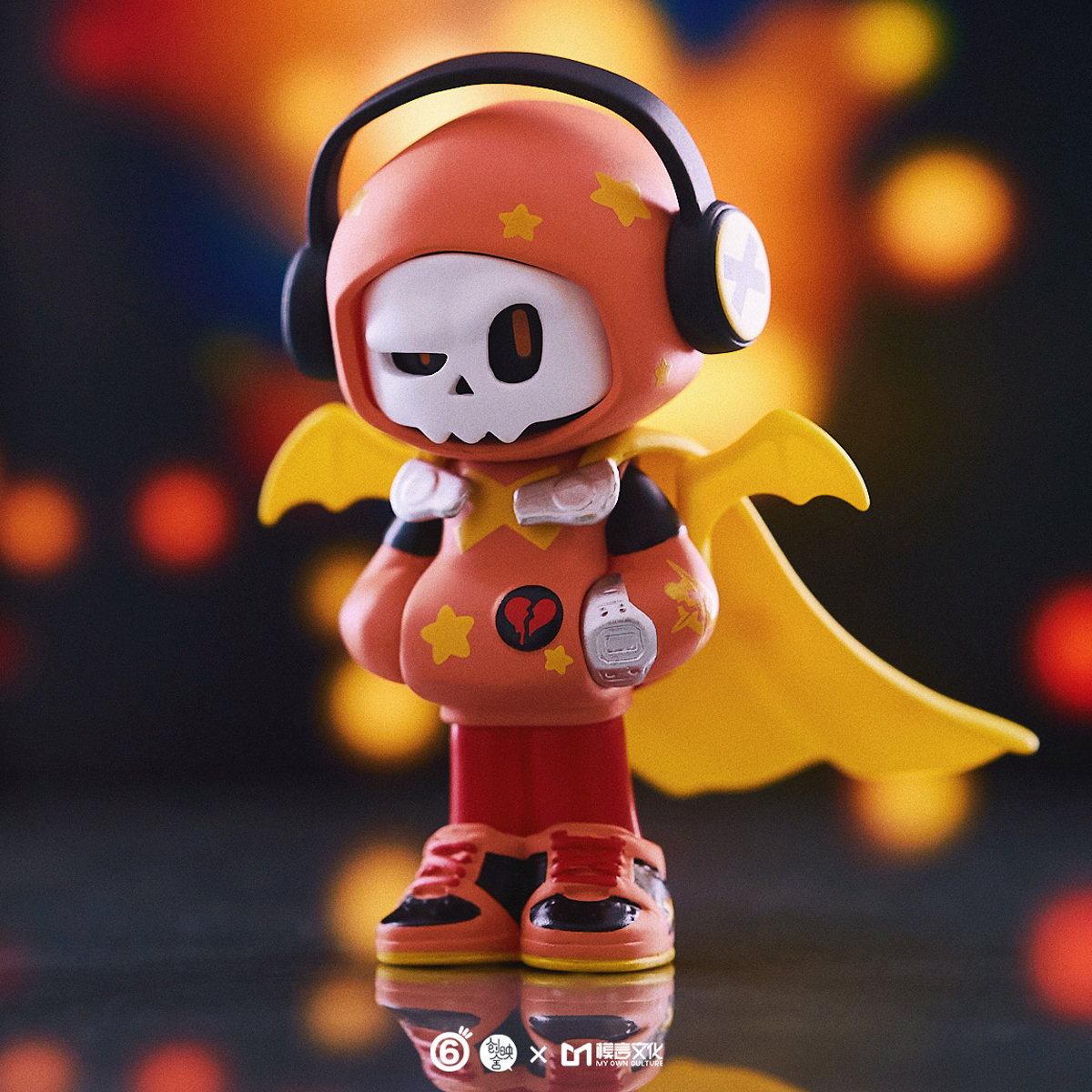 MR.BONE-MINI温变吊卡卡通骷髅