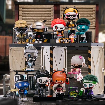 模言工社Mr.Bone骨头先生JUNIOR2官方正版生化街区盲盒手办男孩