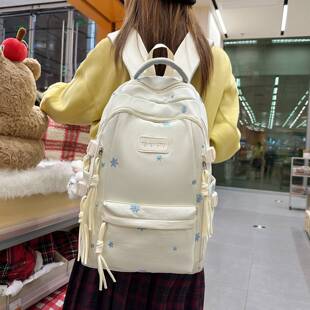 官方正品书包初中女生2026新款高颜值ins风简约高中小学生大容量