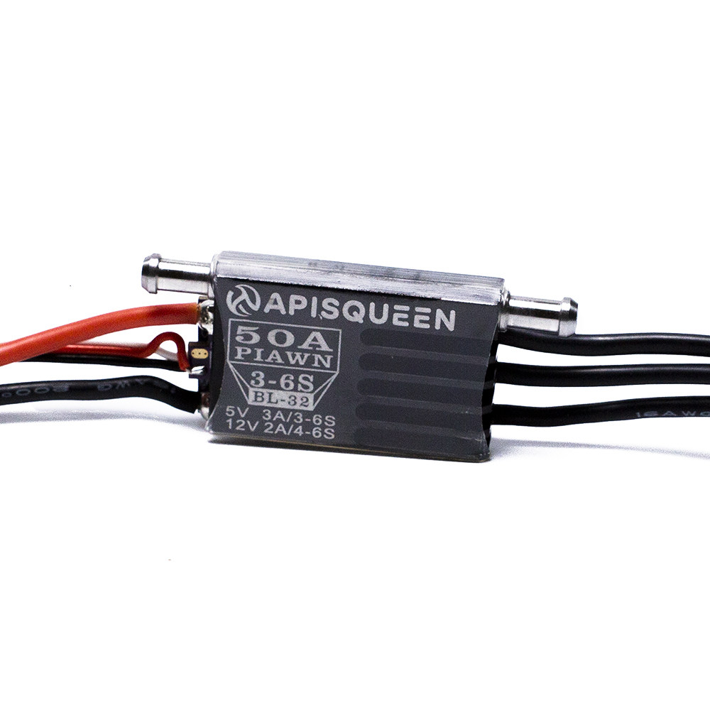 APISQUEEN 2-6S 50A 无刷电机 迷你电调带5V/12V BEC用于虾船船模