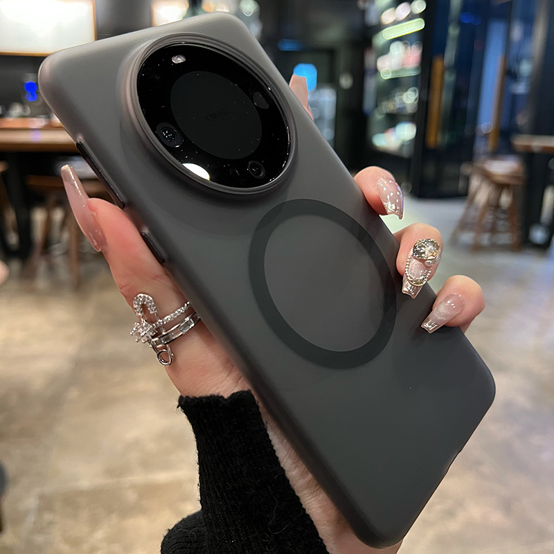 磨砂磁吸充电适用于华为手机壳