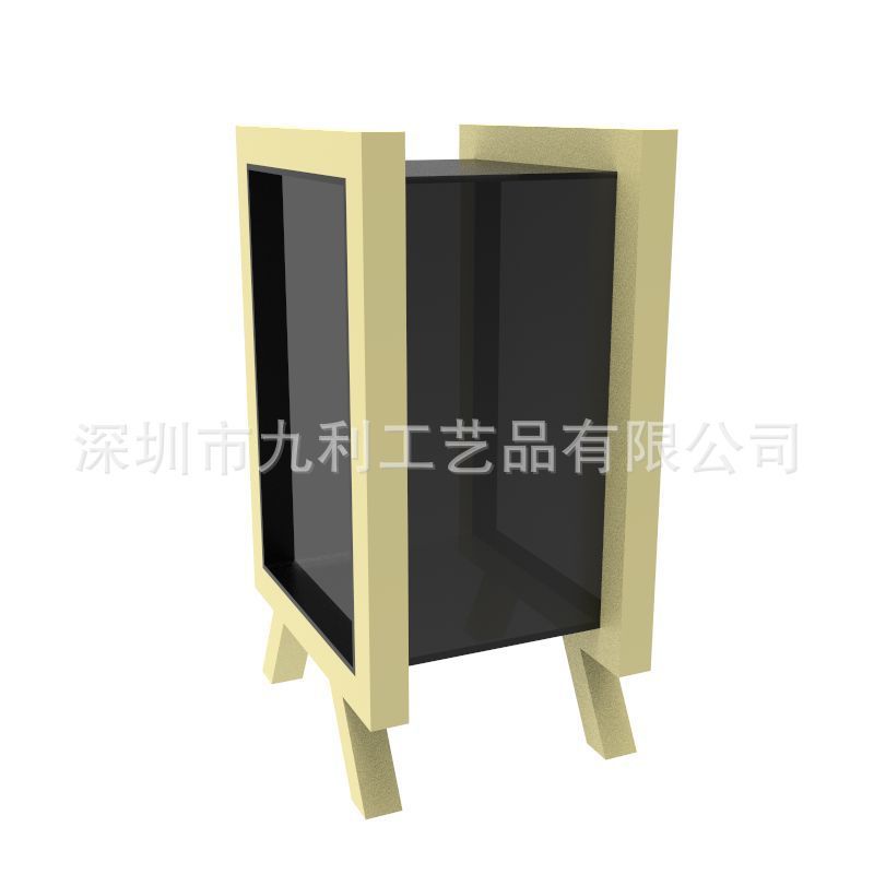 个性简易床头柜书本质料收纳箱泡泡玛特防尘盒积木储存柜