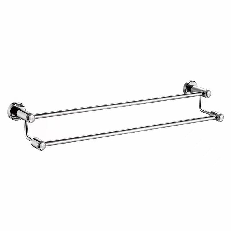 304不锈钢毛巾杆单杆双杆毛巾架亮光浴室卫生间挂件工程毛巾杆