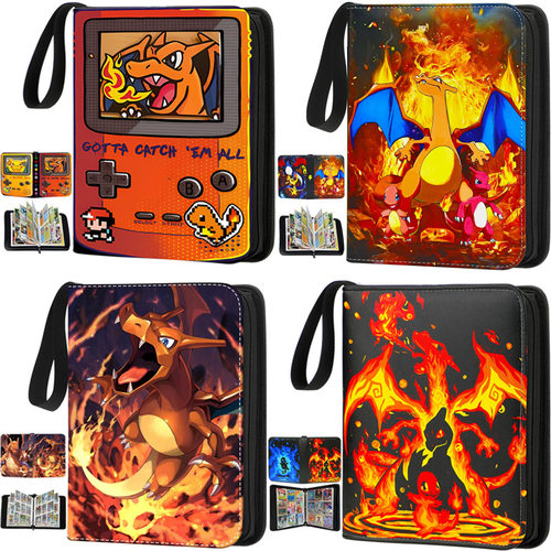 新款精灵宝可梦卡册pokemon皮卡丘卡片收集册收纳册集儿童卡包