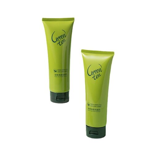 莱蔻绿茶洗面奶120g 保湿补水洁面膏护肤品