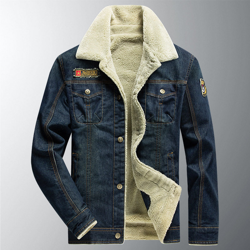 menclothes冬加绒加厚牛