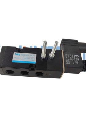 气动阀2W511-10 DC24V板式电磁阀NASS控制阀AC220V二位五通换向阀