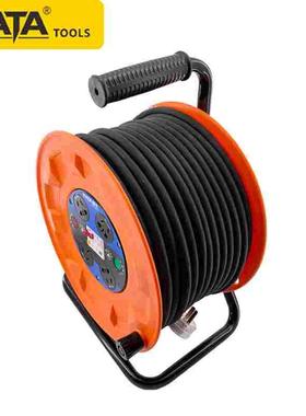 锴达 KATA 移动电缆盘空盘1/2.5平方电线卷线盘带漏电开关KT82210