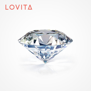 1卡 八心八箭 GIA 1克拉 订婚求婚结婚真钻石戒 裸钻 LOVITA