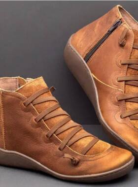 大码女鞋交叉松紧带休闲鞋单鞋women flat shoes big size 43 42