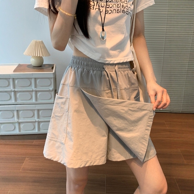 裙裤女2026新款夏季薄款短裤裙显瘦半身裙防晒速干美式工装短裙子