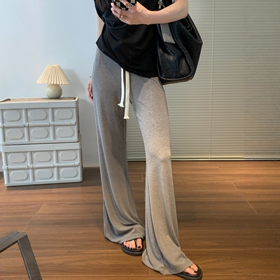 微喇裤女夏薄垂垂裤显瘦瑜伽卫裤