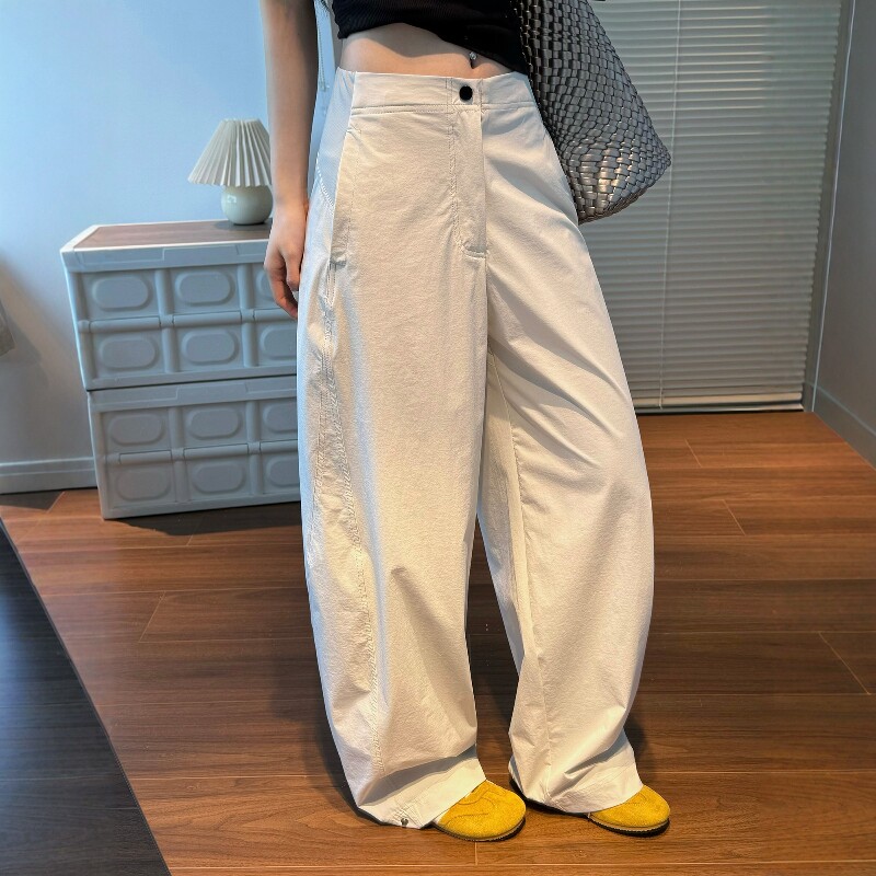 夏季薄款防晒速干直筒休闲裤女图片