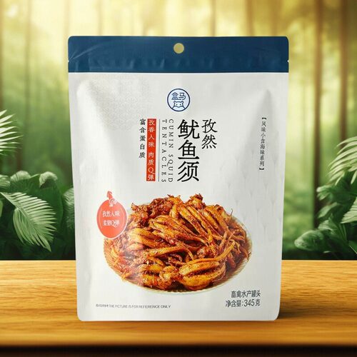 孜然味鱿鱼须即食零食345g