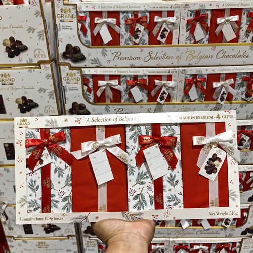 GRAND巧克力礼盒零食516g含4份