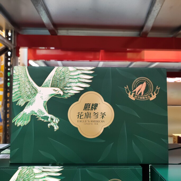 鹰牌花旗参茶80包240g增强免疫力