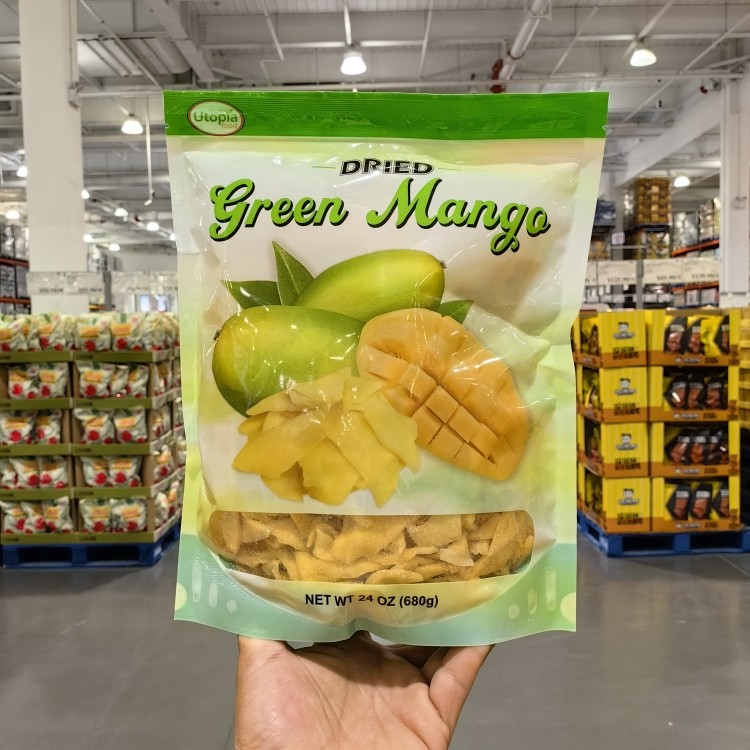 开市客代购泰国原装进口 DRIED青皮芒果干蜜饯680g水果干酸甜零食