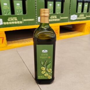 西班牙进口MM特级初榨橄榄油1L煎炒凉拌健身食用油会员超市代购