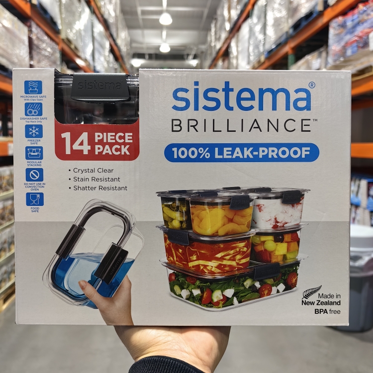 SISTEMA智透系列密封保鲜盒14件