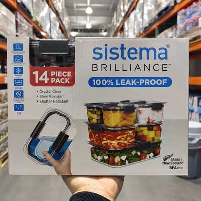 SISTEMA智透系列密封保鲜盒14件