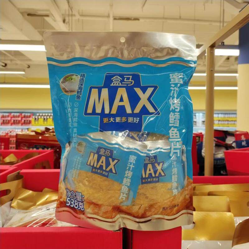 盒马代购 max蜜汁烤鳕鱼片538g即食原味深海鳕鱼条海鲜鳕鱼块零食