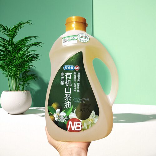 NB有机山茶油食用油2L桶低温冷榨