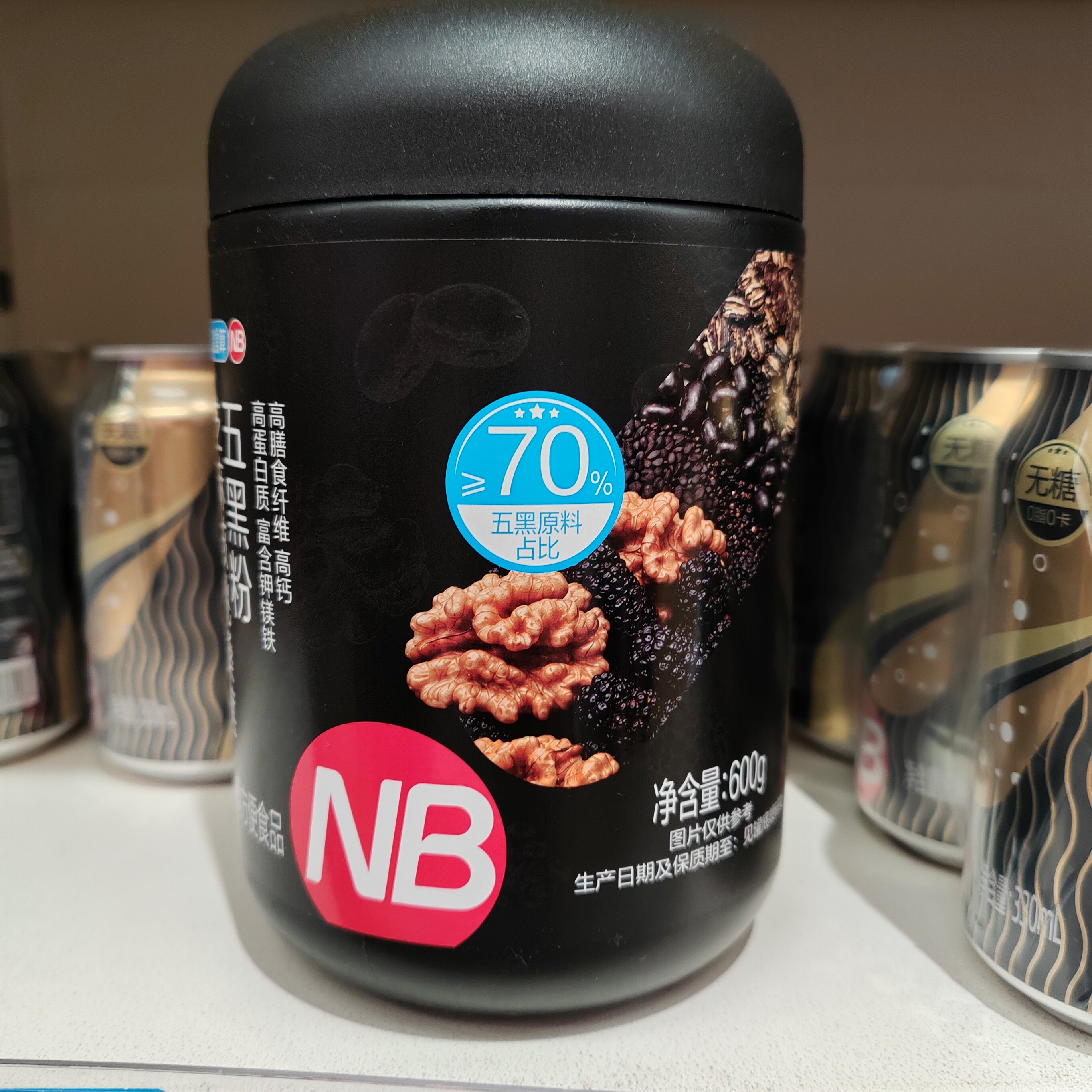 盒马NB芝麻核桃桑葚五黑粉600g