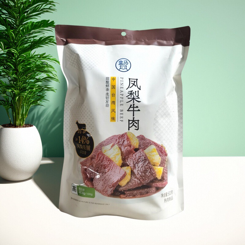 盒马凤梨牛肉500g酸甜口感小包装