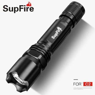 SupFire 神火 强光小手电家用户外迷你便携手电筒可充电超亮远