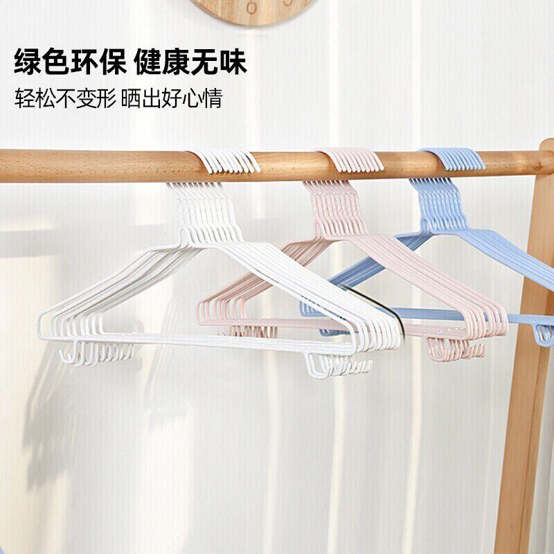 乐荔衣架浸塑晾衣架子20只装成人儿童衣架子无痕衣服撑子干湿两用怎么样,好用不?