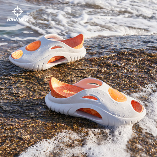 准者鲨鱼拖鞋亲子一家三口凉拖