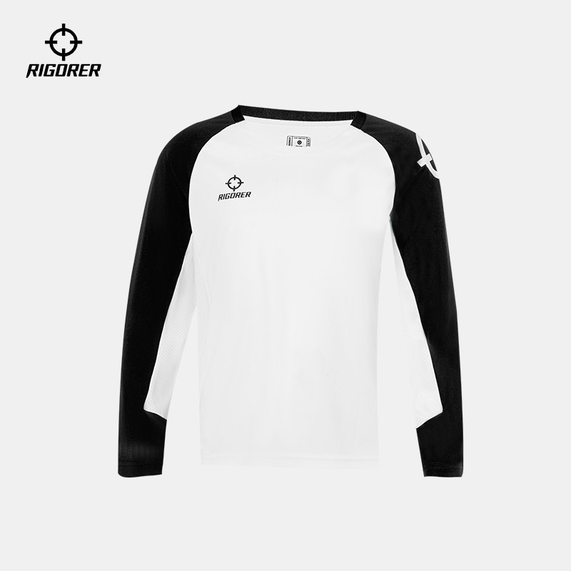 准者亲子装一家三口长袖T运动训练健身衣跑步投篮服透气速干上衣