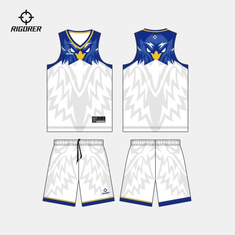 准者儿童数码印篮球套装小学生训练比赛球衣个性定制10A抗菌队服