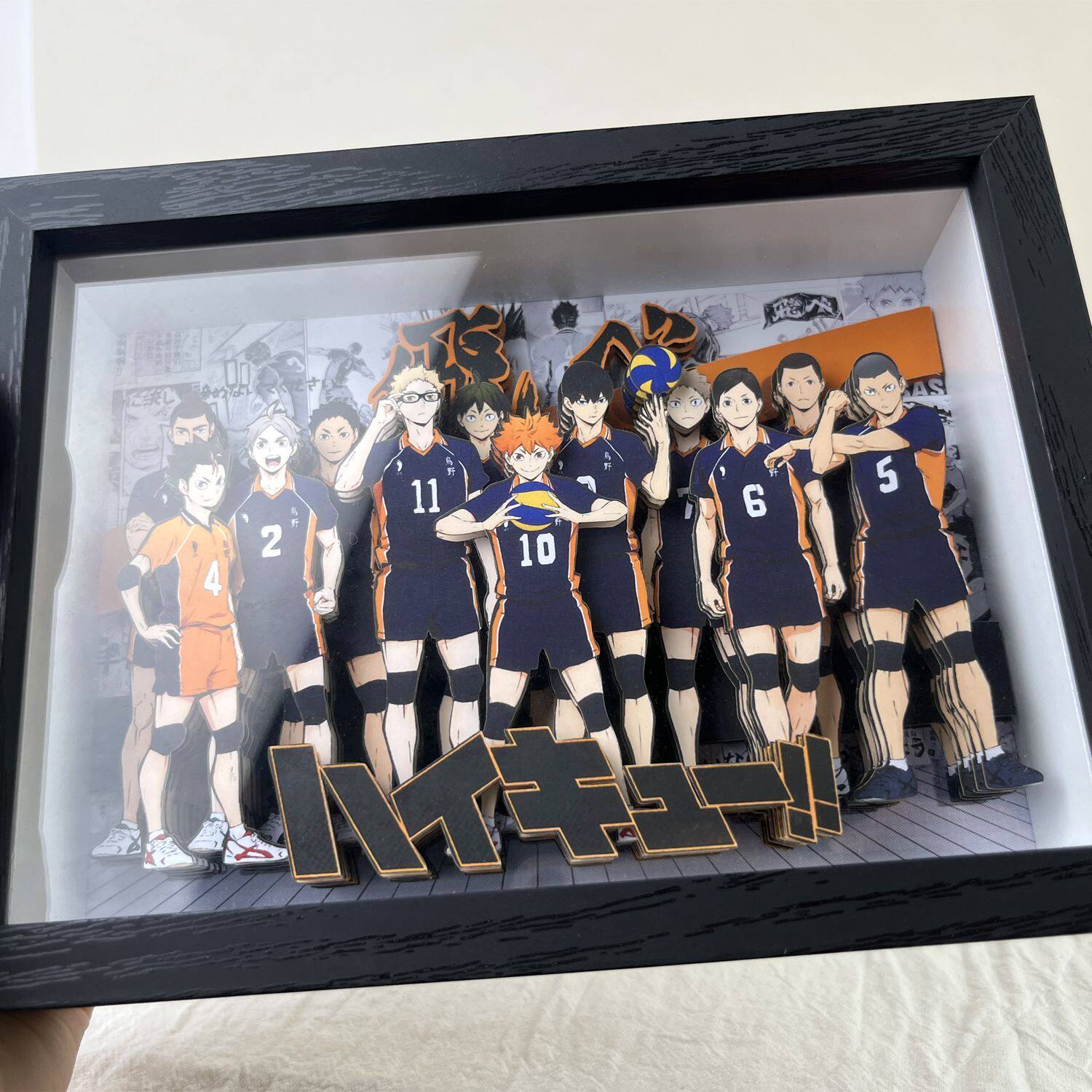 排球少年拼图排球少年周边全家福立体画手办小排球拼图生日礼物装