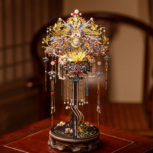 稀奇物凤舞华冠拼装模型