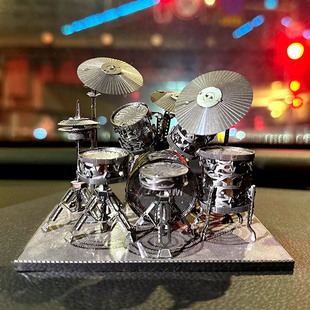 稀奇物「架子鼓」3D立体金属拼图模型乐器拼装手工高难度成人玩具