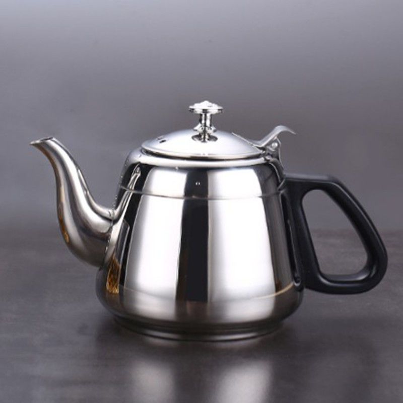 加厚不锈钢茶壶饭店泡茶壶带滤网电磁炉加厚烧水壶茶具家用大容量