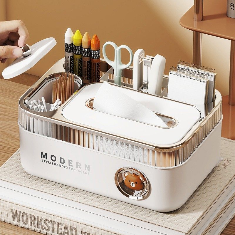 卡通创意纸巾盒客厅抽纸盒茶几遥控器桌面收纳盒卫生间厕所办公室,收纳整理,纸巾盒,淘宝优惠券,粉丝福利购,淘宝优惠卷