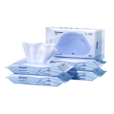 国货之光德佑湿厕纸&可冲马桶