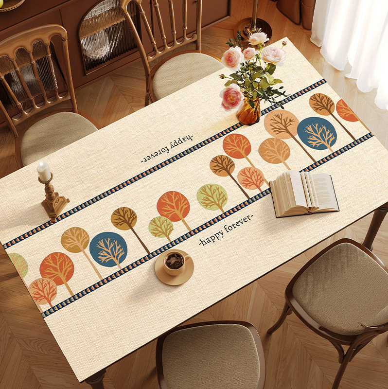 美式现代简约餐桌垫桌布防水防油防烫免洗茶几桌面保护垫pvc桌垫,居家布艺,桌布,淘宝优惠券,粉丝福利购,淘宝优惠卷