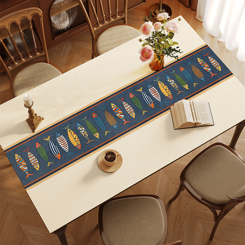 美式创意餐桌垫防水防油防烫免洗桌布茶几桌面保护垫pvc垫子台布