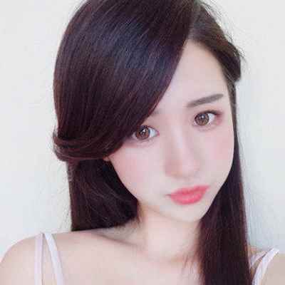 网红留海发片韩式气质假刘海女自然斜刘海偏分假发片三七分修脸