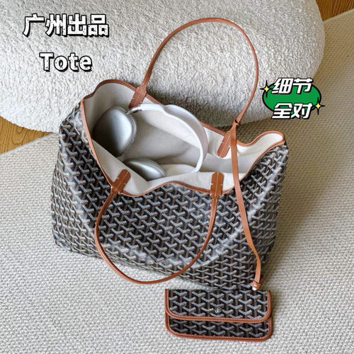 Kancy头层牛皮单面托特购物袋