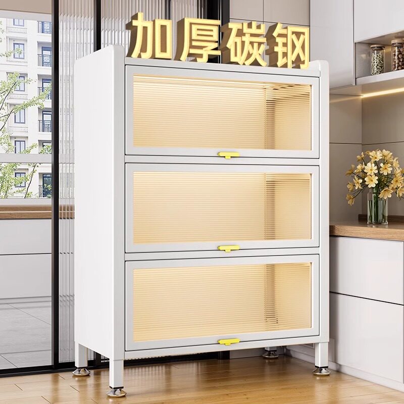 厨房置物架多层落地收纳柜子微波炉家用带门多功能整体橱柜防尘收,厨房/烹饪用具,微波炉置物架,淘宝优惠券,粉丝福利购,淘宝优惠卷